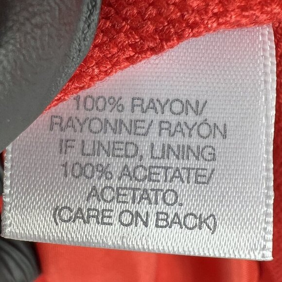 Susan Bristol NWT Womens 16W Red Button Down Blazer Jacket Pockets Career Office - Picture 14 of 16